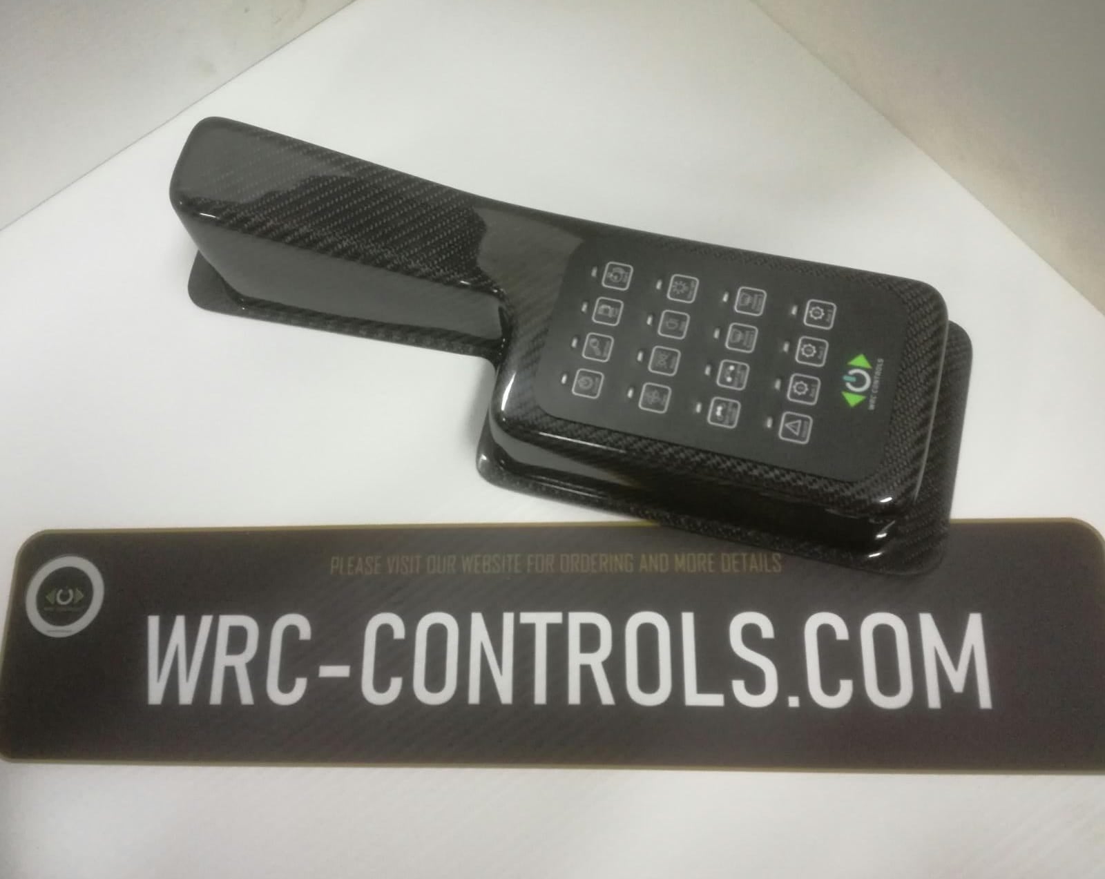 New product: Carbon Fibre Centre Console with backlit keypad – WRC Controls
